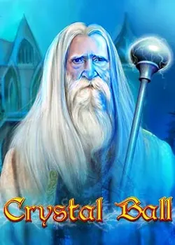 Mystische Kristallkugel mit Freispielen und magischen Symbolen.